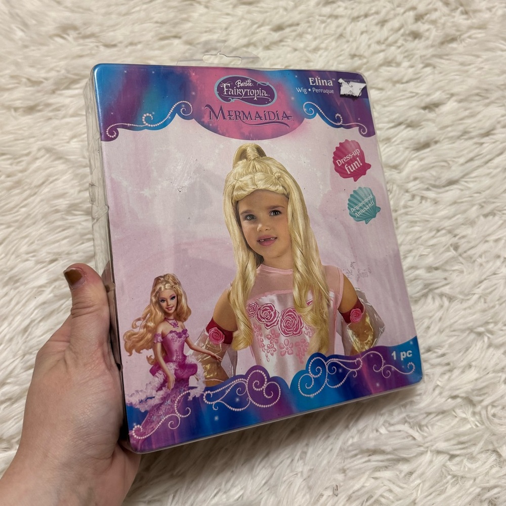 2006 Barbie Fairytopia Mermaidia Wig Barbie Wig Blonde Wig Mermaid Wig Barbie